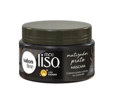 Máscara Meu Liso Matizador Preto Salon Line de 300g (Foto: Reprodução / Google Shopping) Máscara Meu Liso Matizador Preto Salon Line de 300g (Foto: Reprodução / Google Shopping)