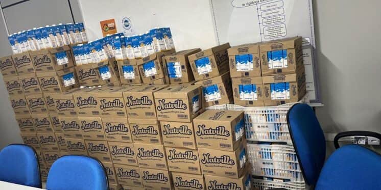 Alguns lotes da marca Natville foram retirados dos mercados (Reprodução/Foto: Vigilância Sanitária) Alguns lotes da marca Natville foram retirados dos mercados (Reprodução/Foto: Vigilância Sanitária)