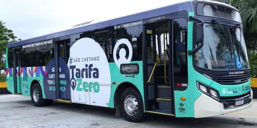 Tarifa Zero está em vigor em São Caetano do Sul desde 2023 (Reprodução/Foto: Prefeitura/Divulgação) Tarifa Zero está em vigor em São Caetano do Sul desde 2023 (Reprodução/Foto: Prefeitura/Divulgação)