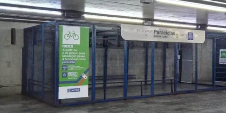 Os paraciclos estão em 35 estações do metrô de SP (Reprodução: Internet) Os paraciclos estão em 35 estações do metrô de SP (Reprodução: Internet)