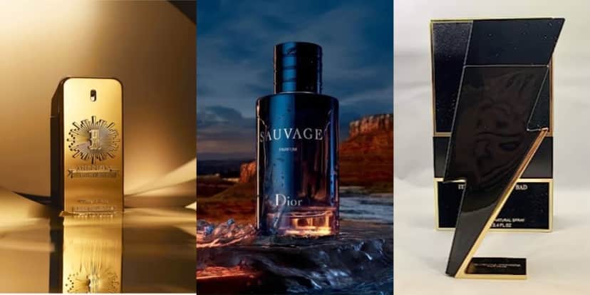 1 Million, Sauvage e Bad Boy - Foto: Montagem 1 Million, Sauvage e Bad Boy - Foto: Montagem