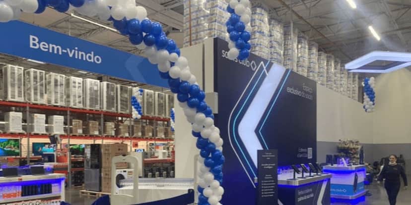 A loja vende apenas para quem é sócio da empresa (Reprodução/Foto Sam's Club/Divulgação) A loja vende apenas para quem é sócio da empresa (Reprodução/Foto Sam's Club/Divulgação)