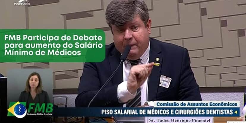 Tadeu Henrique Pimentel, presidente da Federação Médica Brasileira Tadeu Henrique Pimentel, presidente da Federação Médica Brasileira
