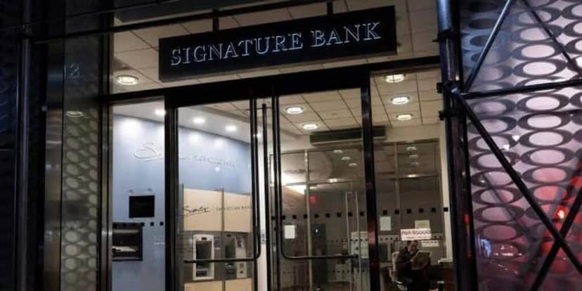 Signature Bank não aguentou a crise do Estados Unidos e encerrou suas atividades (Reprodução: Internet) Signature Bank não aguentou a crise do Estados Unidos e encerrou suas atividades (Reprodução: Internet)