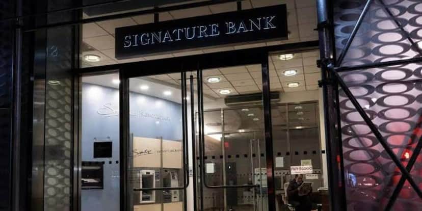Signature Bank não aguentou a crise do Estados Unidos e encerrou suas atividades (Reprodução: Internet) Signature Bank não aguentou a crise do Estados Unidos e encerrou suas atividades (Reprodução: Internet)