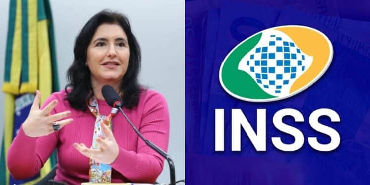 Simone Tebet comentou sobre a maior vitória do INSS (Reprodução: Montagem TV Foco) Simone Tebet comentou sobre a maior vitória do INSS (Reprodução: Montagem TV Foco)