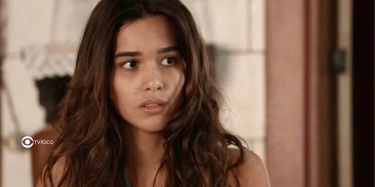 Mariana (Thereza Fonseca) em Renascer (Foto: Reprodução / Globo / Montagem TV Foco) Mariana (Thereza Fonseca) em Renascer (Foto: Reprodução / Globo / Montagem TV Foco)