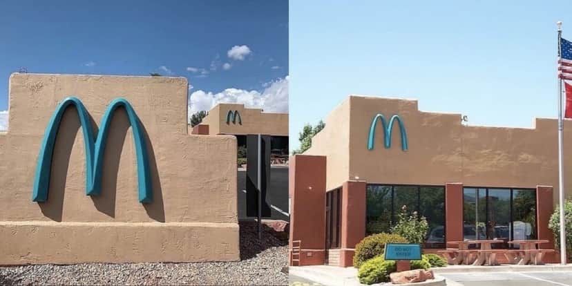 Mcdonald's em Sedona, Arizona (Reprodução/X) Mcdonald's em Sedona, Arizona (Reprodução/X)