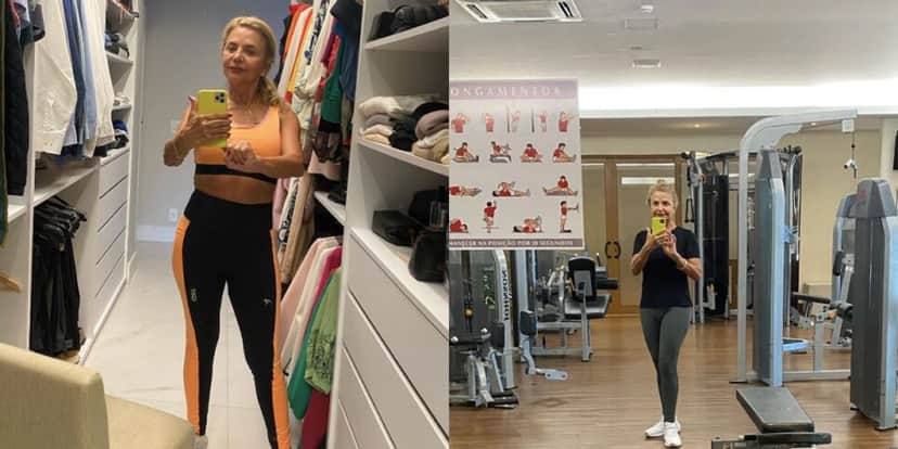 Aos 77 anos, Aracy se mantém em forma e publica sobre sua rotina nas redes sociais (Reprodução/Instagram) Aos 77 anos, Aracy se mantém em forma e publica sobre sua rotina nas redes sociais (Reprodução/Instagram)