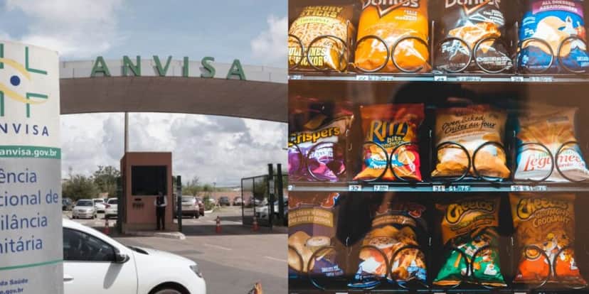 Anvisa decretou a retirada de 2 marcas populares de salgadinhos (Reprodução/Montagem/Anvisa/Canva) Anvisa decretou a retirada de 2 marcas populares de salgadinhos (Reprodução/Montagem/Anvisa/Canva)