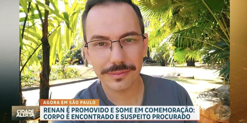 Vítima Renan de 37 anos (Reprodução/Record) Vítima Renan de 37 anos (Reprodução/Record)