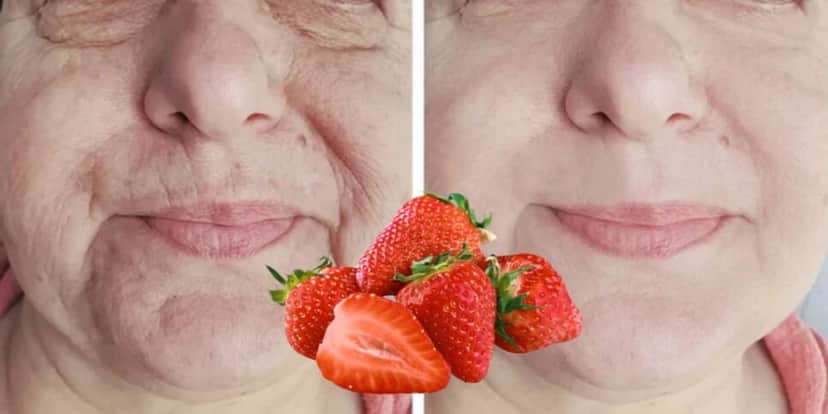 Misturinha com morango +2 ingredientes suga rugas das 60+ (Reprodução/Montagem/Canva/Depositphotos) Misturinha com morango +2 ingredientes suga rugas das 60+ (Reprodução/Montagem/Canva/Depositphotos)