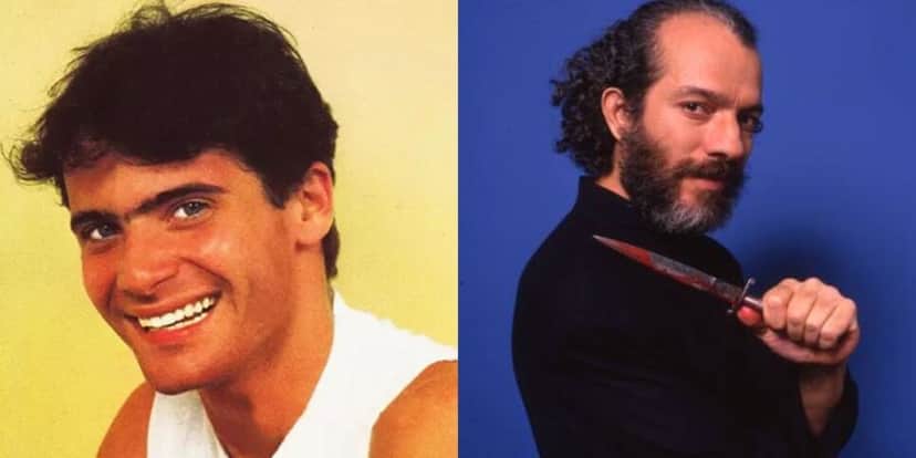 Lauro Corona e Carlos Augusto Strazzer (Reprodução/TV História/O Globo) Lauro Corona e Carlos Augusto Strazzer (Reprodução/TV História/O Globo)