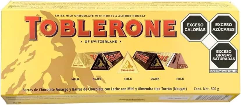 Chocolate Toblerone (Foto Reprodução/Mondelez) Chocolate Toblerone (Foto Reprodução/Mondelez)