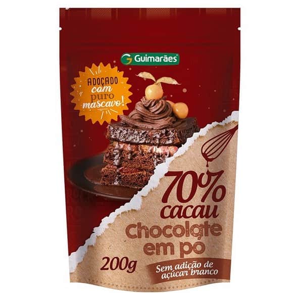 Chocolate em Pó Solúvel 70% Cacau (Foto: Reprodução / Google Shopping) Chocolate em Pó Solúvel 70% Cacau (Foto: Reprodução / Google Shopping)