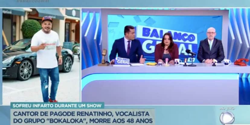 William Leite, Fabiola Reipert e Lombardi no Balanço Geral (Foto: Reprodução / Record) William Leite, Fabiola Reipert e Lombardi no Balanço Geral (Foto: Reprodução / Record)