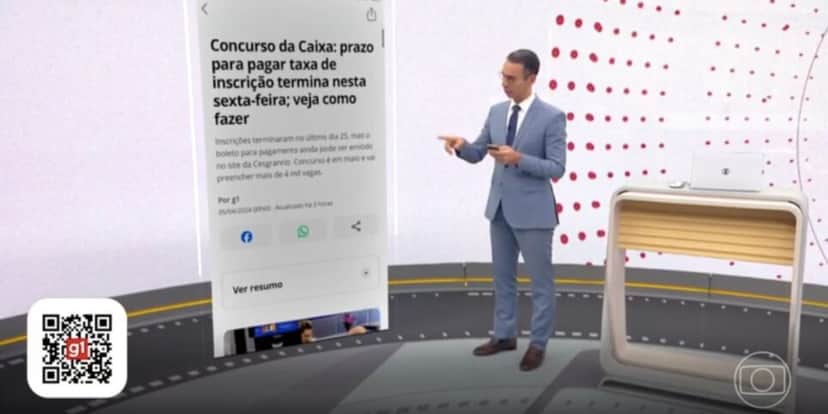 César Tralli no Jornal Hoje (Foto: Reprodução / Globo) César Tralli no Jornal Hoje (Foto: Reprodução / Globo)