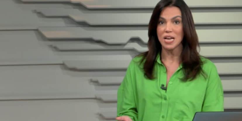 Ana Paula Araújo no Bom Dia Brasil (Foto: Reprodução / Globo)
