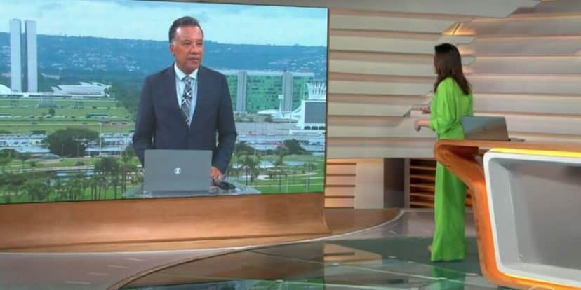 Heraldo Pereira e Ana Paula Araújo no Bom Dia Brasil (Foto: Reprodução / Globo) Heraldo Pereira e Ana Paula Araújo no Bom Dia Brasil (Foto: Reprodução / Globo)