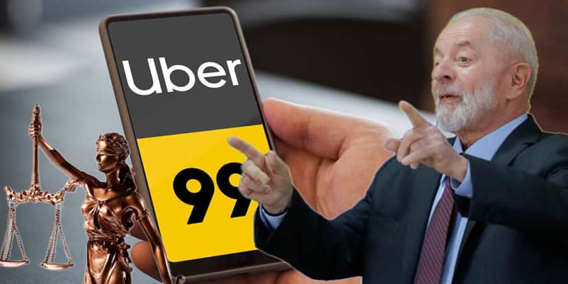LULA - Lei - Uber e 99 (Foto: Reprodução, Montagem - TV Foco) LULA - Lei - Uber e 99 (Foto: Reprodução, Montagem - TV Foco)