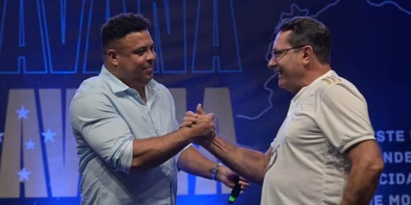 Ronaldo Fenômeno e Pedro Lourenço (Foto: Reprodução / Fred Magno/ O Tempo) Ronaldo Fenômeno e Pedro Lourenço (Foto: Reprodução / Fred Magno/ O Tempo)