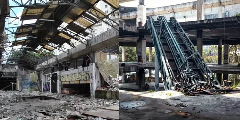 Shopping abandonado em SP (Foto: Reprodução/ Internet) Shopping abandonado em SP (Foto: Reprodução/ Internet)