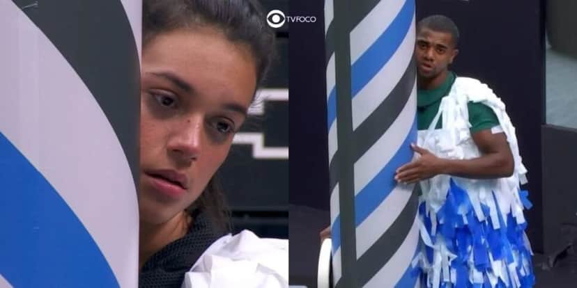 Alane e Davi na Prova do Finalista do BBB24 (Foto: Reprodução / Globo / Montagem TV Foco) Alane e Davi na Prova do Finalista do BBB24 (Foto: Reprodução / Globo / Montagem TV Foco)