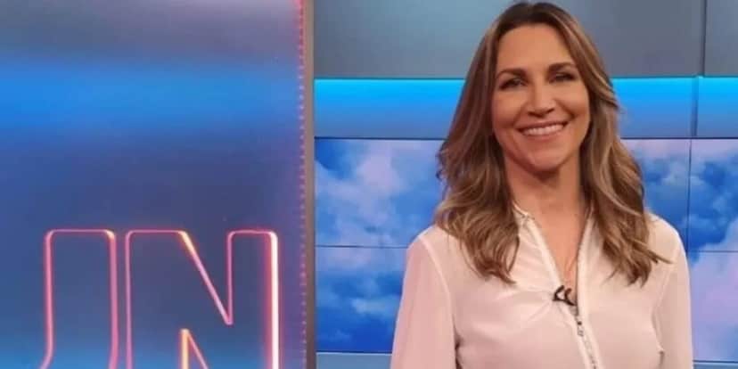A jornalista fez a previsão do tempo por 2 anos no Jornal Nacional (Reprodução: Globo) A jornalista fez a previsão do tempo por 2 anos no Jornal Nacional (Reprodução: Globo)