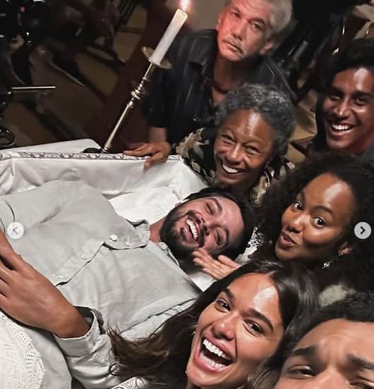 Rodrigo Simas publicou fotos dos bastidores da novela (Foto: Reprodução / Instagram) Rodrigo Simas publicou fotos dos bastidores da novela (Foto: Reprodução / Instagram)