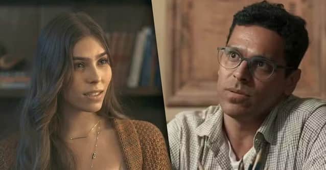 Buba (Gabriela Medeiros) se une a José Augusto (Renan Monteiro) após a morte de José Venâncio (Rodrigo Simas) (Foto: Reprodução / Globo)