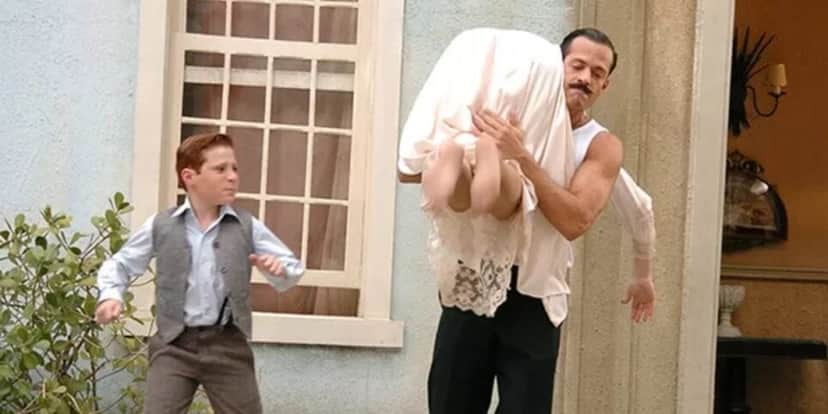 Na épica, Carlito estava com apenas 10 anos de idade (Reprodução: Globo) Na épica, Carlito estava com apenas 10 anos de idade (Reprodução: Globo)