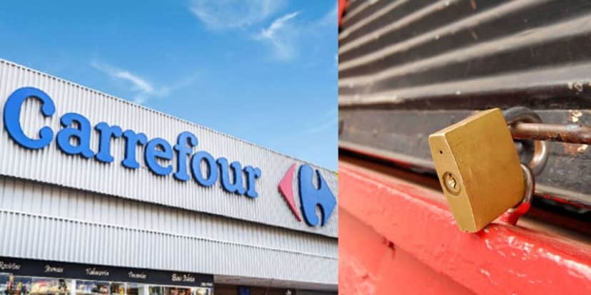 Carrefour anunciou o fechamento de 123 lojas (Reprodução: Montagem TV Foco)