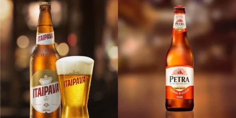 Cervejas da marca Itaipava e Petra - (Foto: Reprodução / Internet) Cervejas da marca Itaipava e Petra - (Foto: Reprodução / Internet)