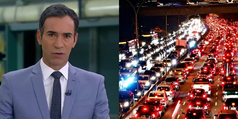 Tralli revelou nova lei de trânsito em que traz multa gravíssima aos motoristas (Reprodução: Montagem TV Foco) Tralli revelou nova lei de trânsito em que traz multa gravíssima aos motoristas (Reprodução: Montagem TV Foco)
