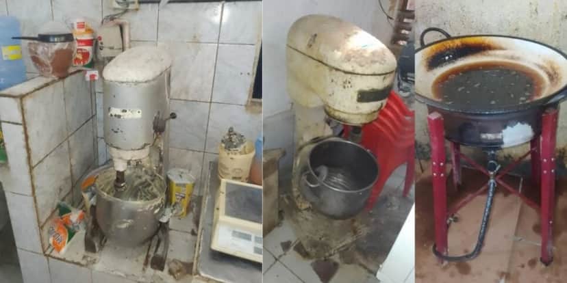 O local não apresentava nenhum tipo de higiene (Reprodução: Vigilância Sanitária de Maceió) O local não apresentava nenhum tipo de higiene (Reprodução: Vigilância Sanitária de Maceió)