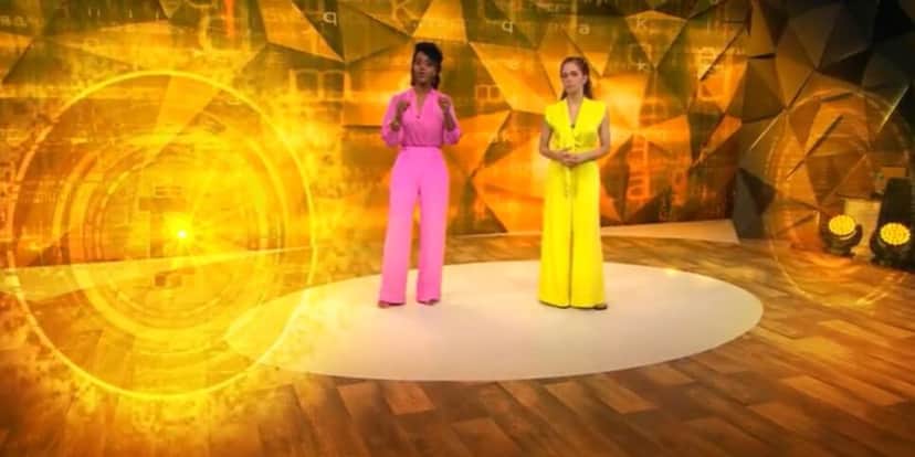 Poliana Abritta e Maju Coutinho no comando do Fantástico (Reprodução: Globo) Poliana Abritta e Maju Coutinho no comando do Fantástico (Reprodução: Globo)