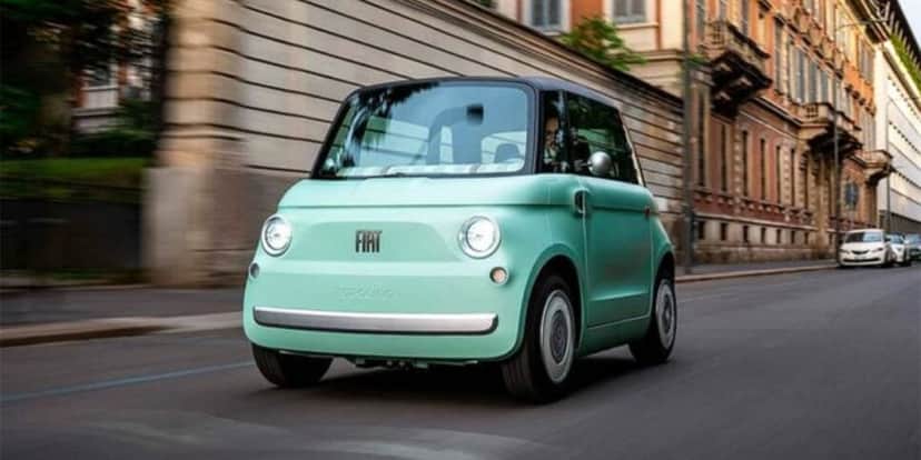 Fiat Topolino foi lançado na Itália em 2023 (Reprodução/Foto: Fiat/Divulgação) Fiat Topolino foi lançado na Itália em 2023 (Reprodução/Foto: Fiat/Divulgação)