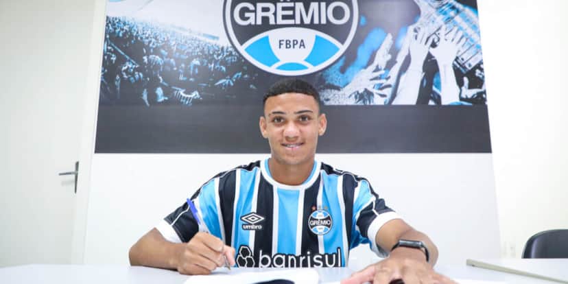 Gustavo Nunes do Grêmio, está na mira da Europa (Foto: Divulgação) Gustavo Nunes do Grêmio, está na mira da Europa (Foto: Divulgação)