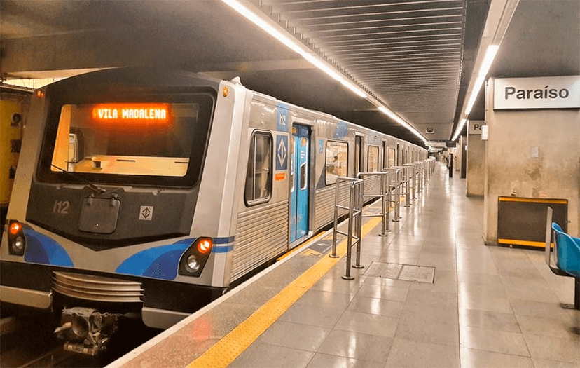 metrô de SP - foto: TV Foco metrô de SP - foto: TV Foco