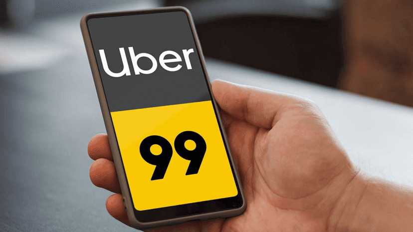 Uber e 99 - foto: TV Foco Uber e 99 - foto: TV Foco