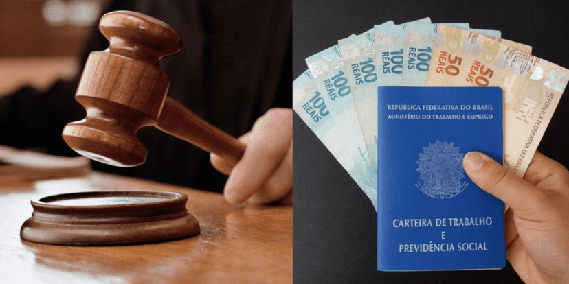Nova lei e trabalhadores e carteira de trabalho com notas de dinheiro- foto: TV Foco Nova lei e trabalhadores e carteira de trabalho com notas de dinheiro- foto: TV Foco
