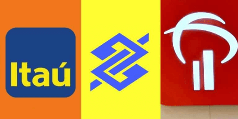 Itaú, Bradesco e Banco do Brasil - montagem: TV Foco Itaú, Bradesco e Banco do Brasil - montagem: TV Foco