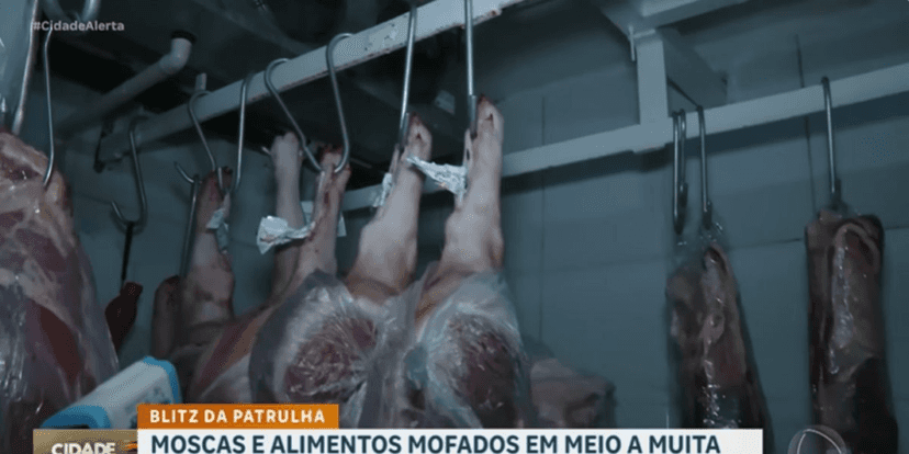Estabelecimento em condições precárias - fonte: Cidade Alerta Estabelecimento em condições precárias - fonte: Cidade Alerta