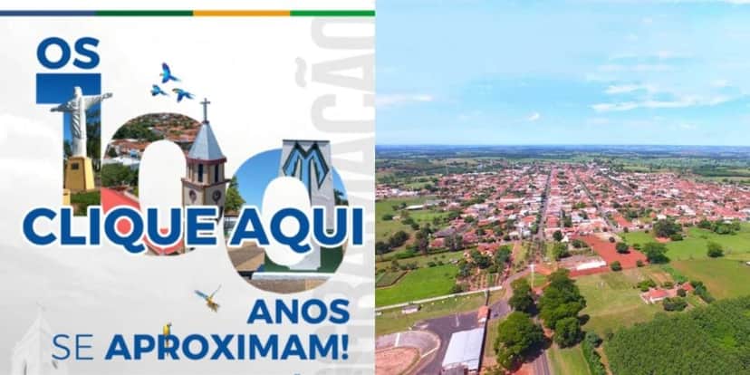A cidade de Macaubal fará seu primeiro centenário (Reprodução: Montagem TV Foco)