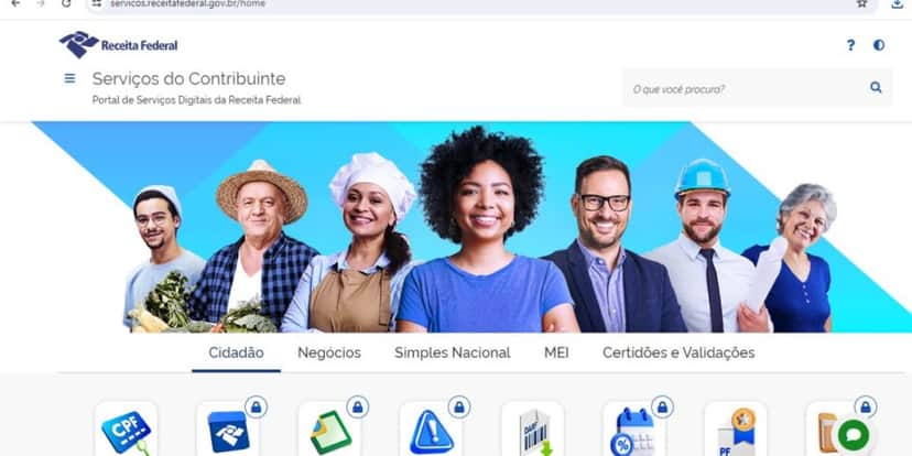 O novo portal unifica todos os serviços do órgão (Reprodução: Internet) O novo portal unifica todos os serviços do órgão (Reprodução: Internet)