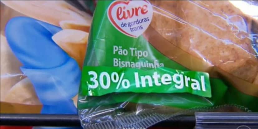 Agora as empresas precisam colocar a porcentagem integral no alimento (Reprodução: Globo) Agora as empresas precisam colocar a porcentagem integral no alimento (Reprodução: Globo)
