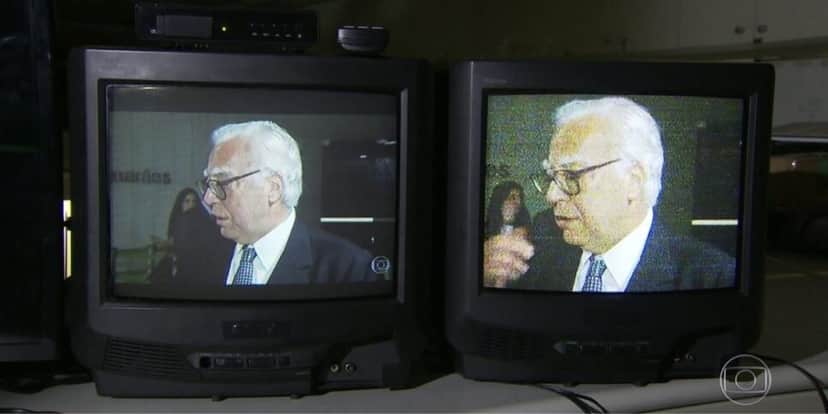 Clara diferença entre o sinal digital e o analógico (Reprodução: Globo) Clara diferença entre o sinal digital e o analógico (Reprodução: Globo)