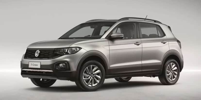 Volkswagen T-Cross está apenas na terceira colocação (Reprodução/Foto: Volkswagen/Divulgação) Volkswagen T-Cross está apenas na terceira colocação (Reprodução/Foto: Volkswagen/Divulgação)