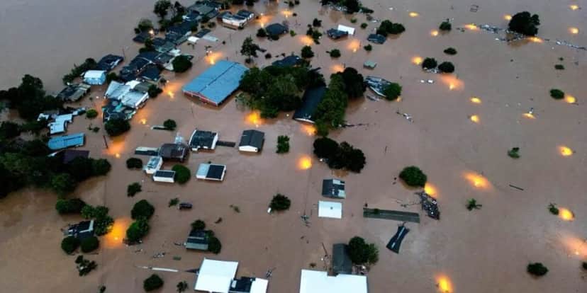 Regiões do Rio Grande do Sul são afetadas pelas chuvas (Reprodução/Agência Brasil) Regiões do Rio Grande do Sul são afetadas pelas chuvas (Reprodução/Agência Brasil)