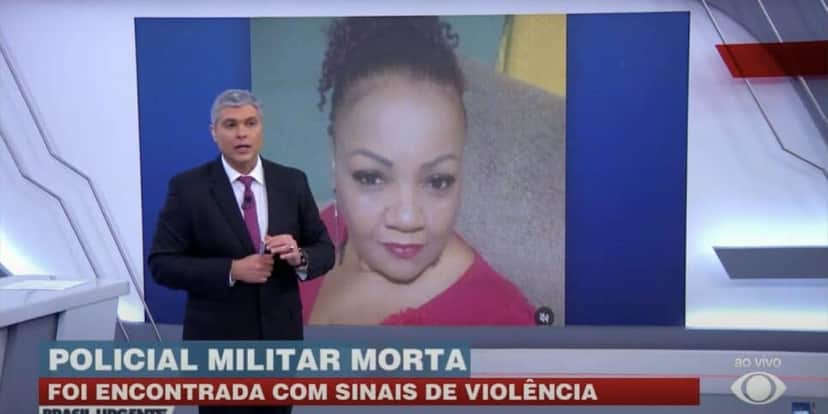 Joel Datena confirma morte de policial (Reprodução/Band) Joel Datena confirma morte de policial (Reprodução/Band)